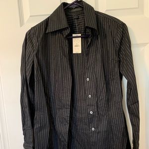 Express Women’s Striped Button Down Shirt